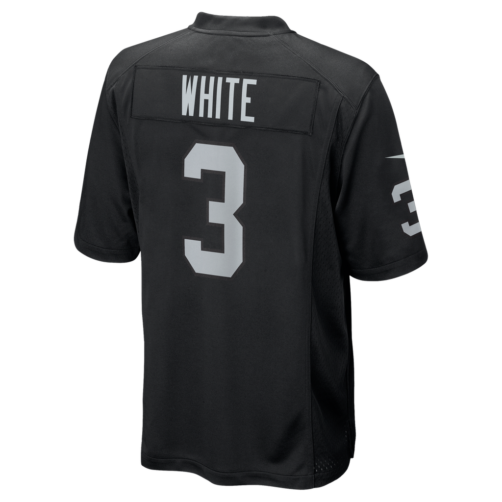 Zamir White Las Vegas Raiders Nike Team Game Jersey -  Black