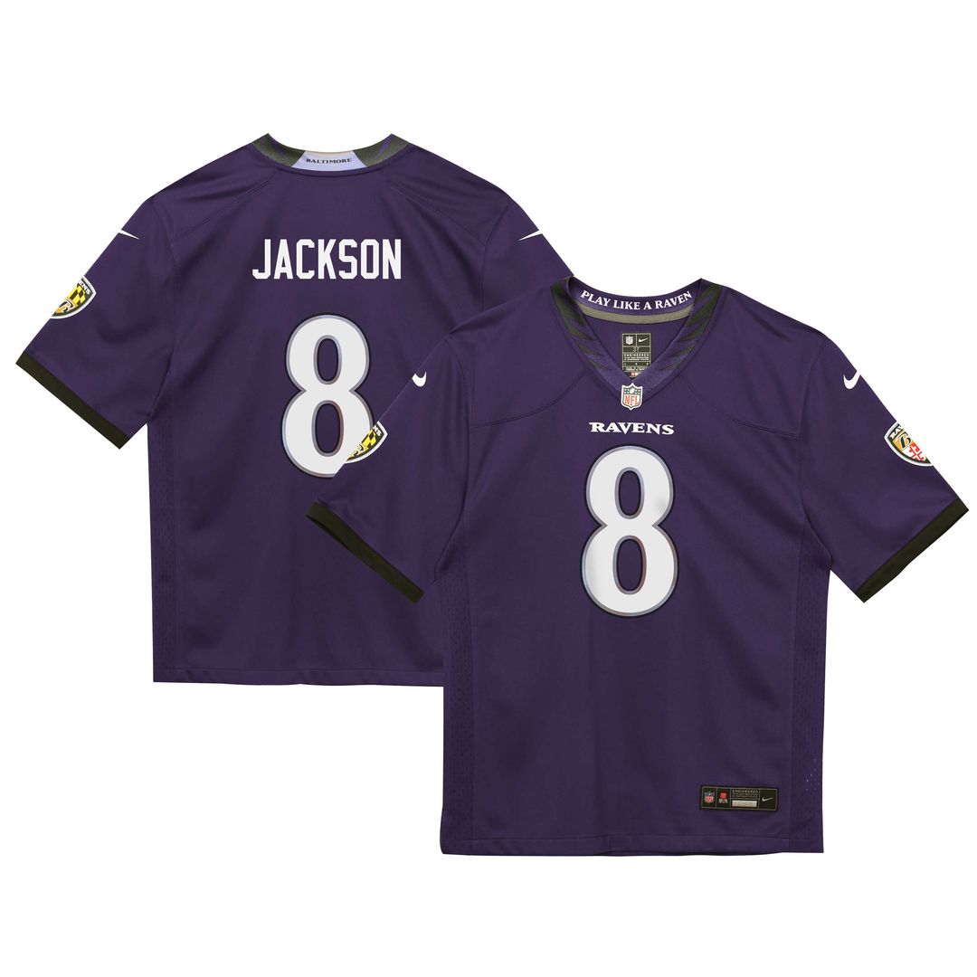 Lamar Jackson Baltimore Ravens Nike Toddler Team Game Jersey - Purple