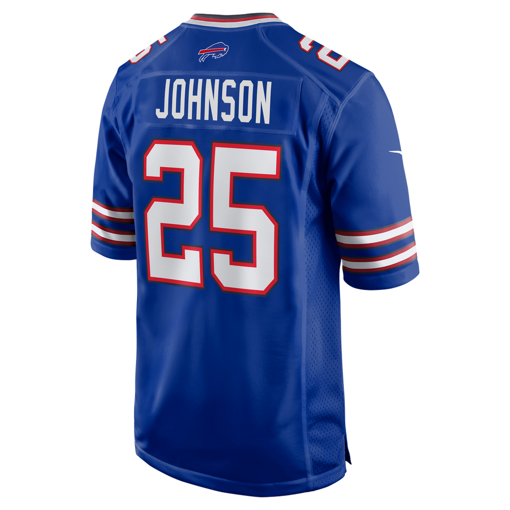 Ty Johnson Buffalo Bills Nike Team Game Jersey - Royal