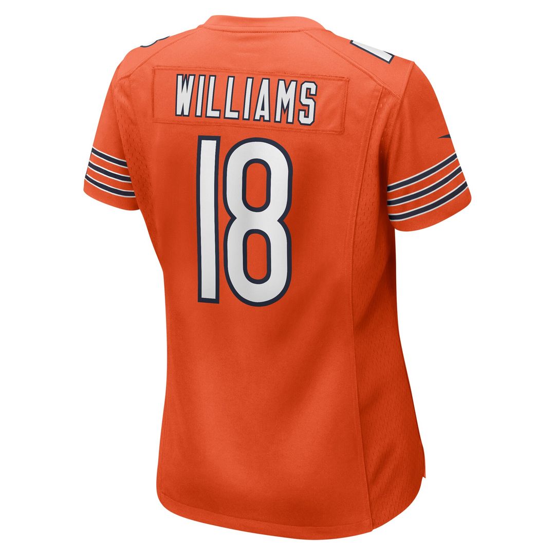 Caleb Williams Chicago Bears Nike Women's Alternate  Game Jersey - Orange