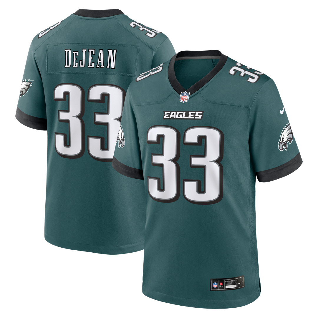 Cooper DeJean Philadelphia Eagles Nike Team Game Jersey -  Midnight Green