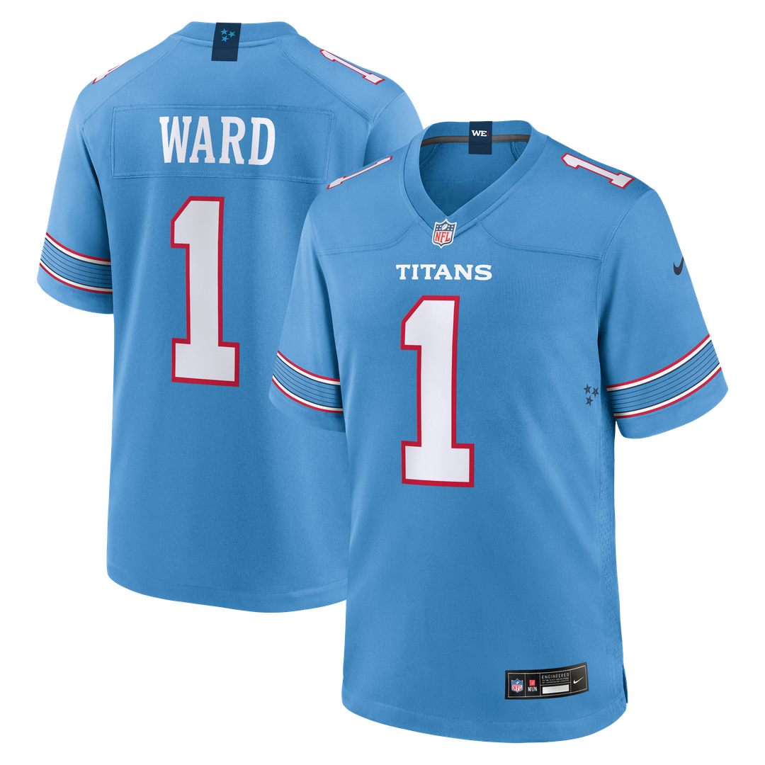 Cameron Ward Tennessee Titans Nike Game Jersey - Light Blue