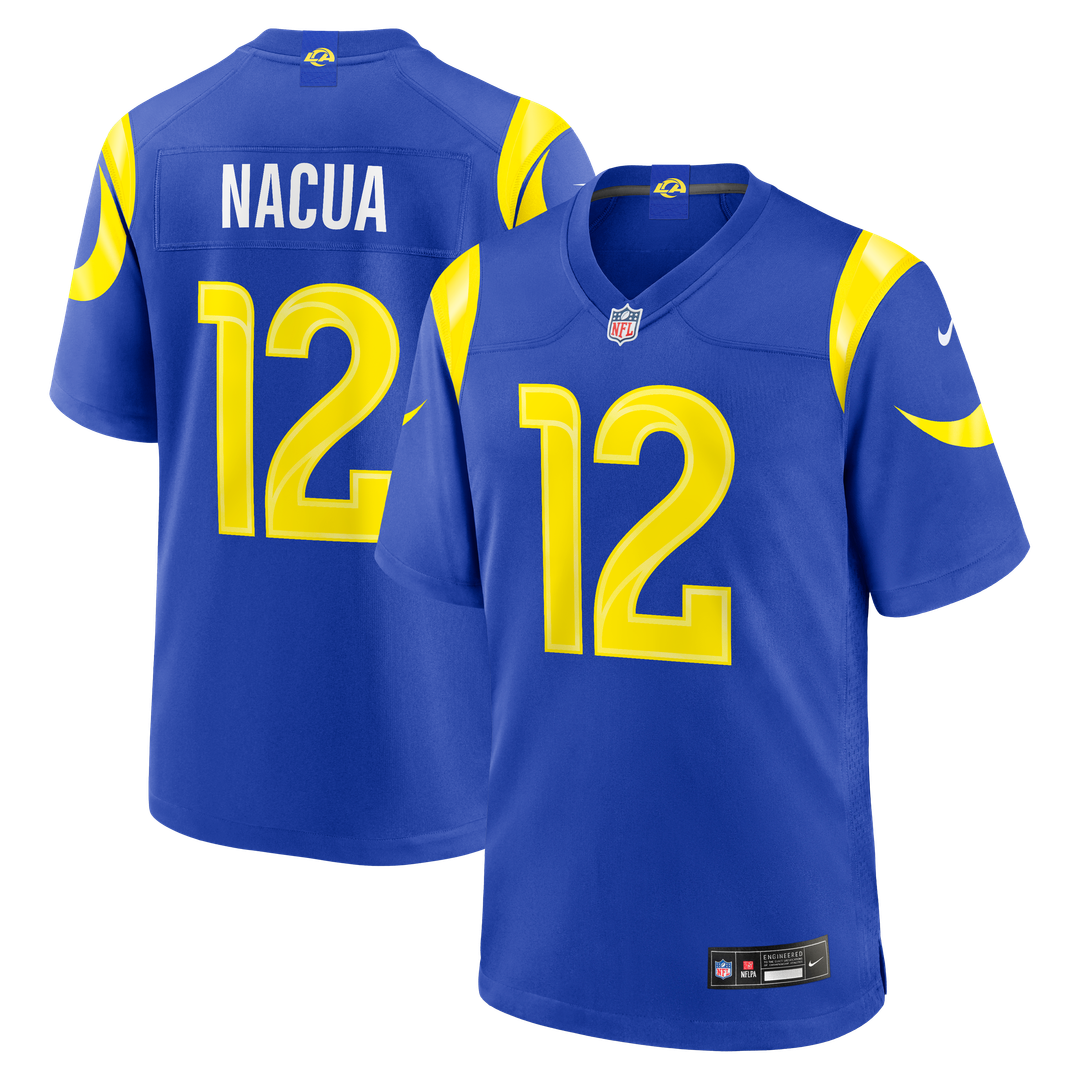 Puka Nacua Los Angeles Rams Nike Team Game Player Jersey - Royal