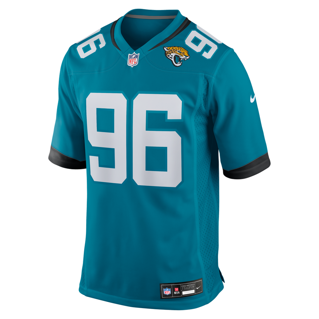 Adam Gotsis Jacksonville Jaguars Nike Game Jersey - Teal
