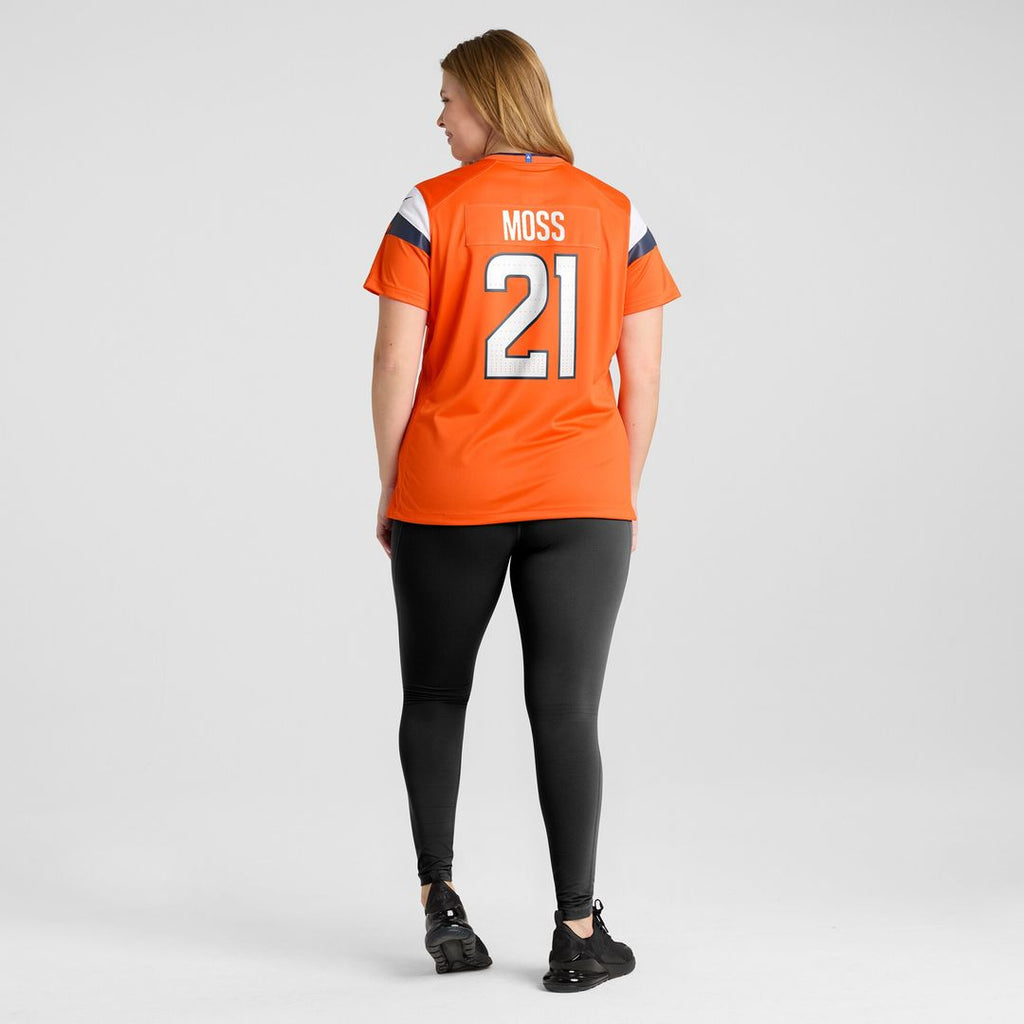 Riley Moss Denver Broncos Nike Women's Team Game Jersey -  Orange