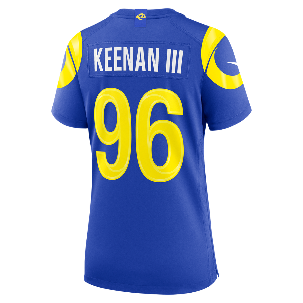 Tim Keenan III Los Angeles Rams Nike Women's Team Game Jersey - Royal