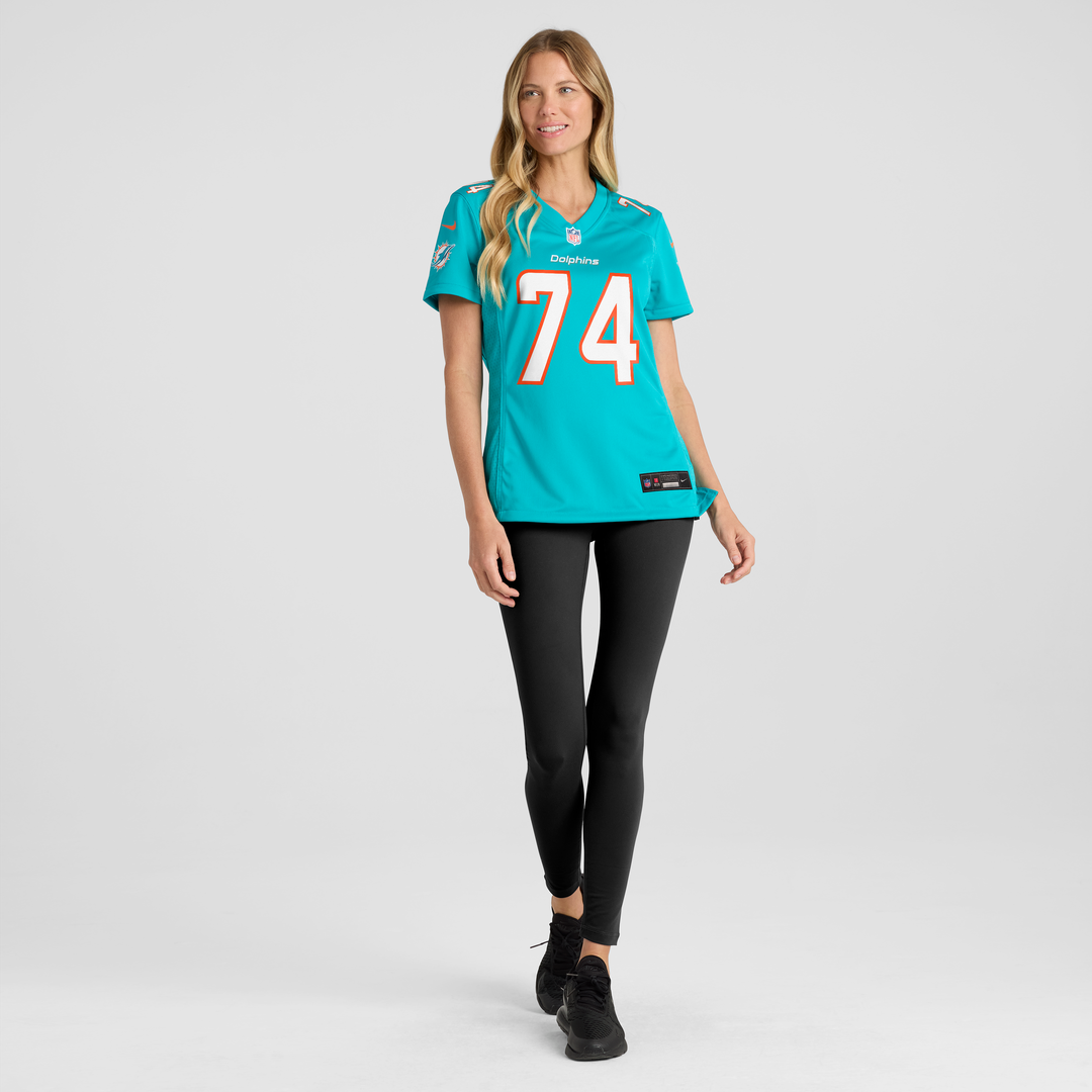Kadyn Proctor Miami Dolphins Nike Women's Team Game Jersey - Aqua