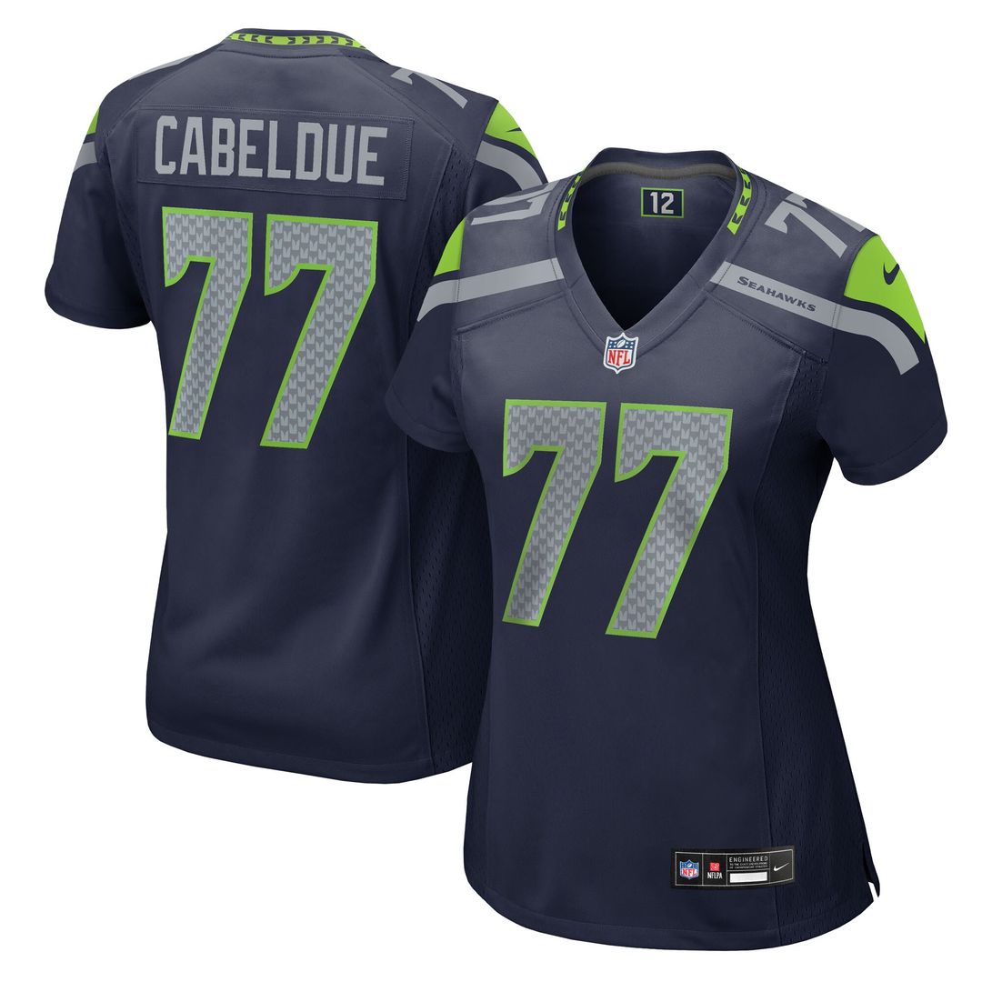Bryce Cabeldue Seattle Seahawks Nike Women's Team Game Jersey -  College Navy