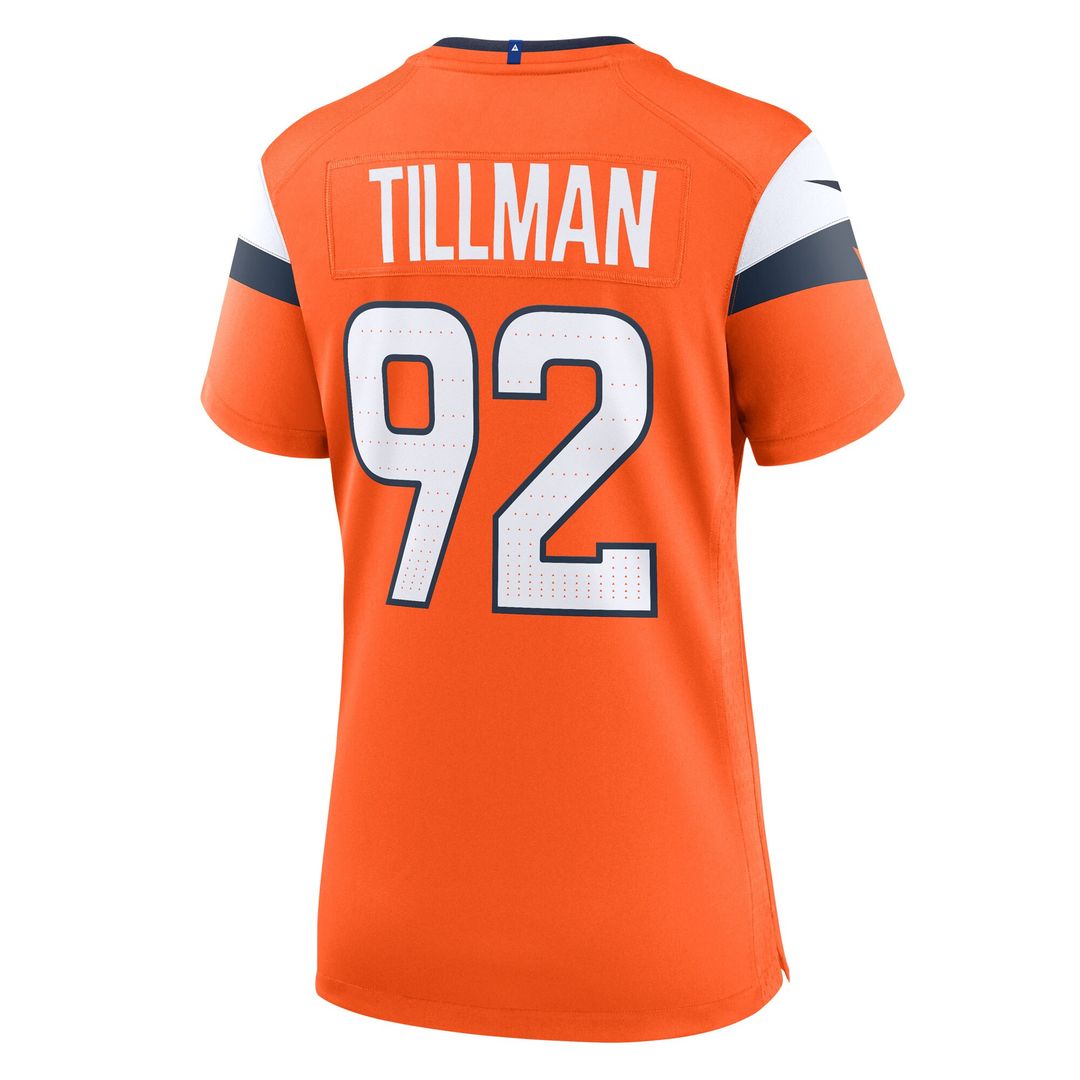 Dondrea Tillman Denver Broncos Nike Women's Team Game Jersey -  Orange