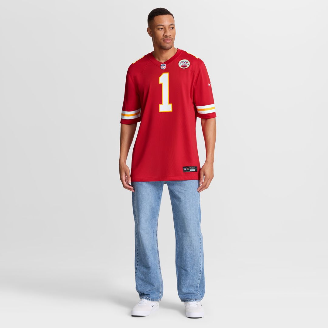 Number 1 Dad Kansas City Chiefs Nike Game Jersey - Red