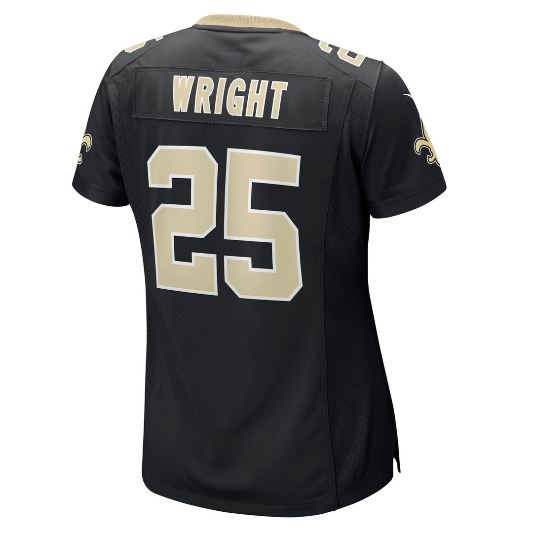 Rejzohn Wright New Orleans Saints Nike Women's Team Game Jersey -  Black