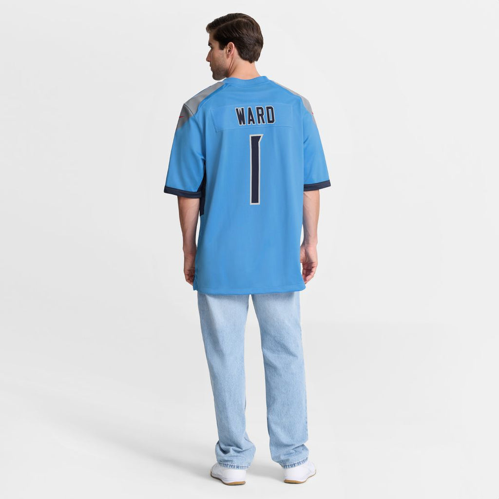 Cameron Ward Tennessee Titans Nike Team Game Jersey - Light Blue