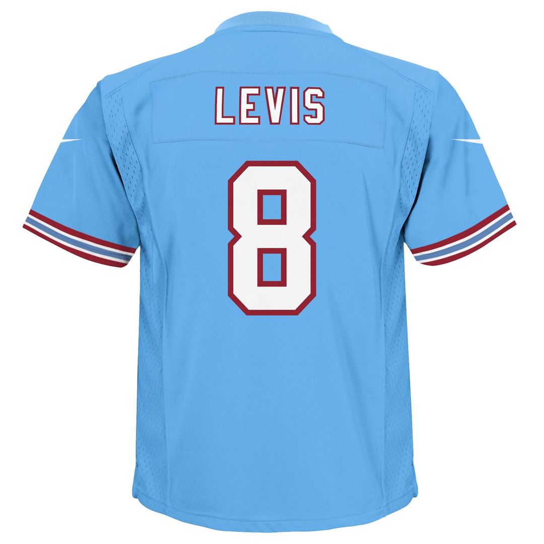 Will Levis Tennessee Titans Nike Toddler Alternate Oilers Throwback Game Jersey - Light Blue