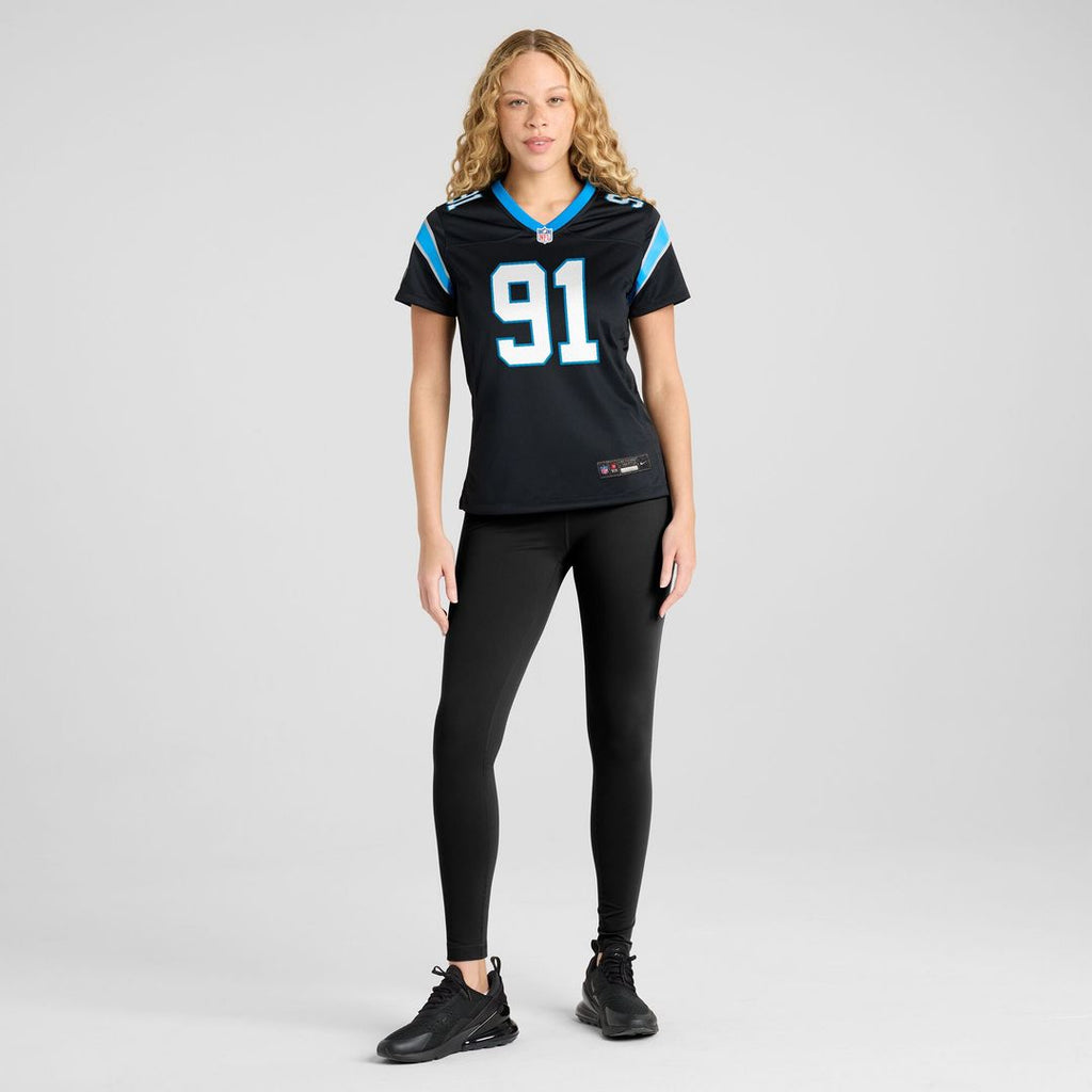 Patrick Jones II Carolina Panthers Nike Women's Team Game Jersey -  Black