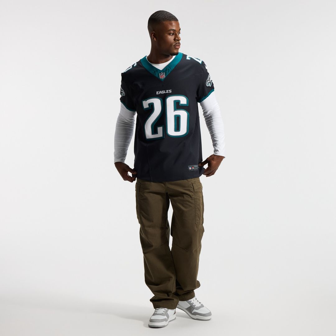 Saquon Barkley Philadelphia Eagles Nike Alternate  Vapor F.U.S.E. Elite Jersey - Black