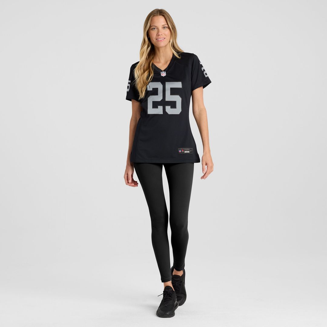 Fred Biletnikoff Las Vegas Raiders Nike Women's Game Retired Player Jersey - Black