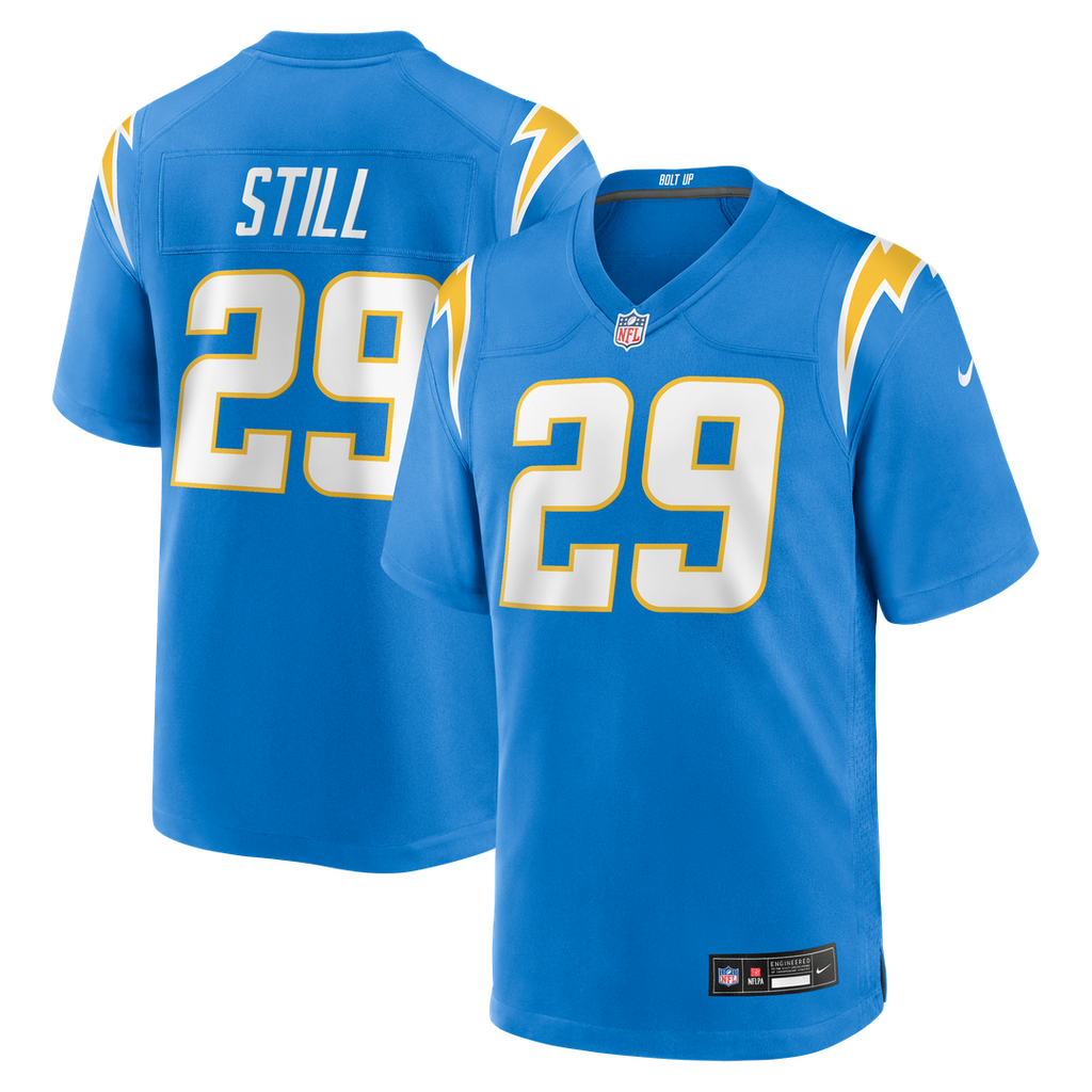 Tarheeb Still Los Angeles Chargers Nike Team Game Jersey -  Powder Blue