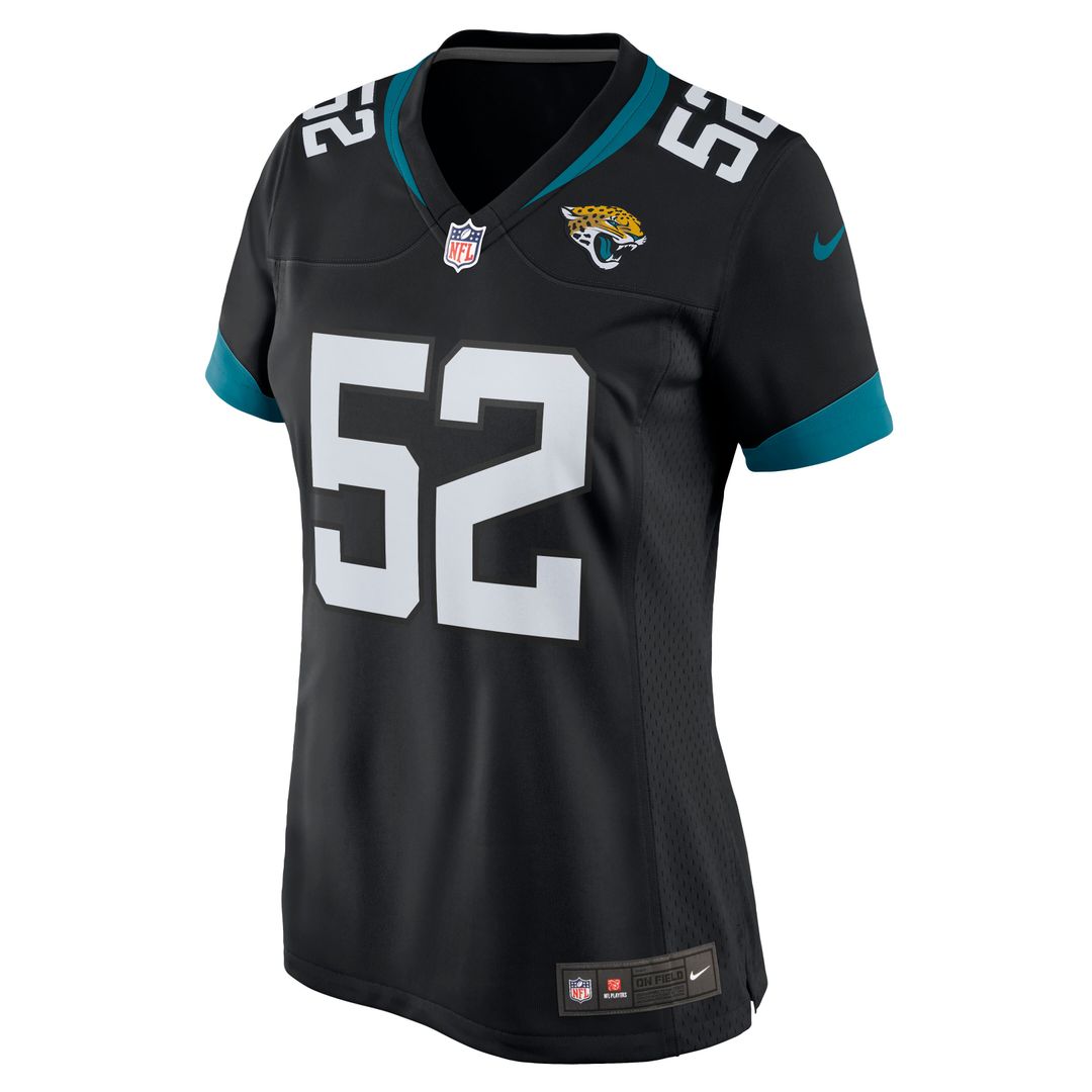 DaVon Hamilton Jacksonville Jaguars Nike Women's Game Jersey - Teal