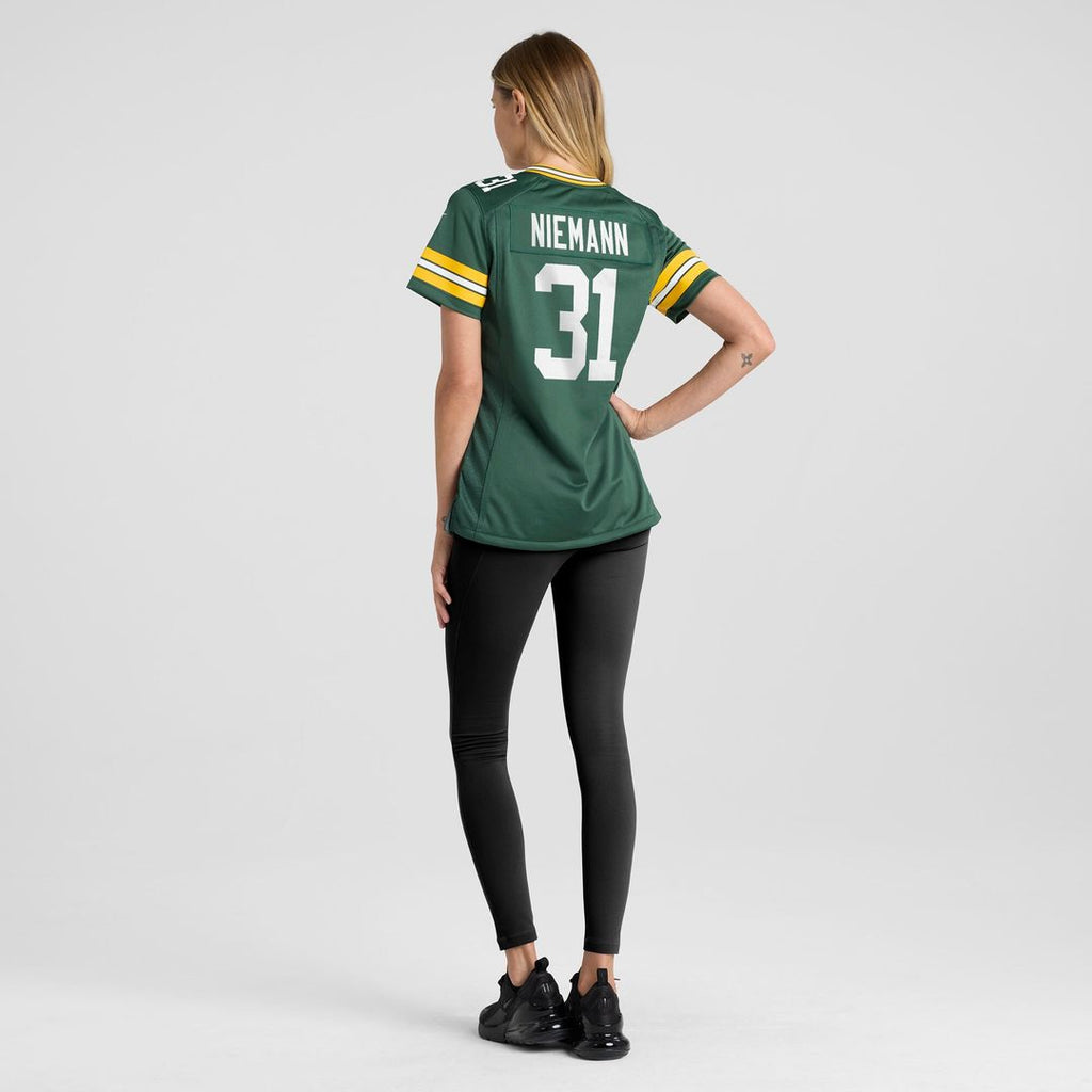 Nick Niemann Green Bay Packers Nike Women's Team Game Jersey -  Green