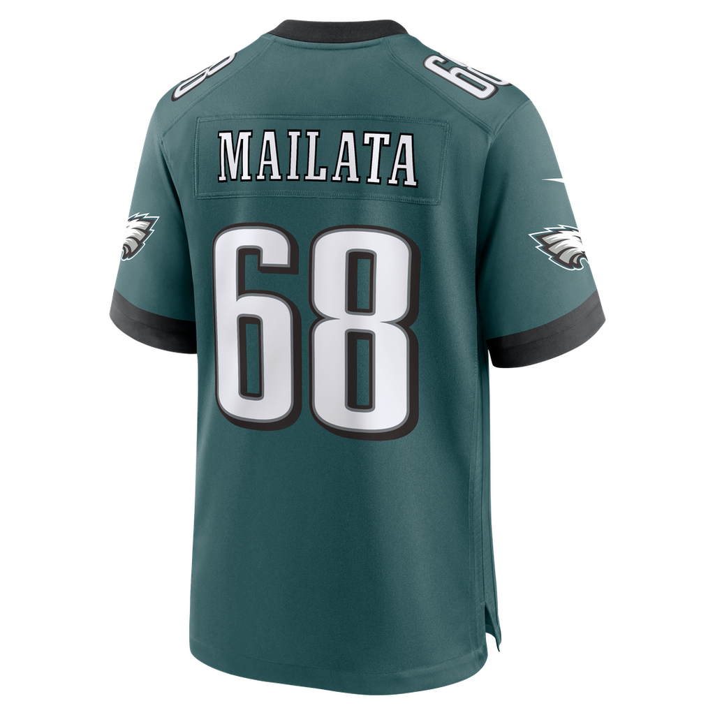 Jordan Mailata Philadelphia Eagles Nike Team Game Jersey -  Midnight Green