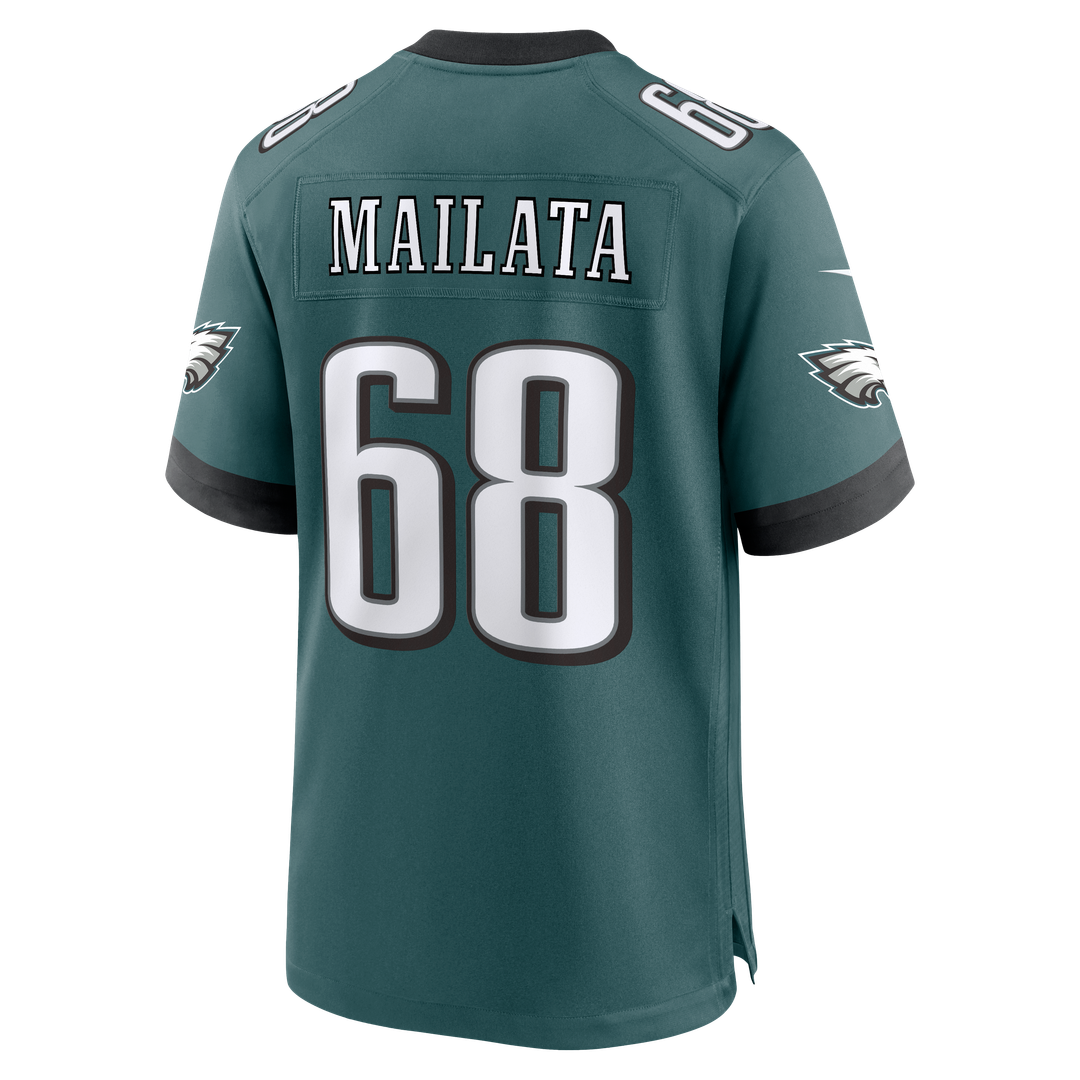 Jordan Mailata Philadelphia Eagles Nike Team Game Jersey -  Midnight Green
