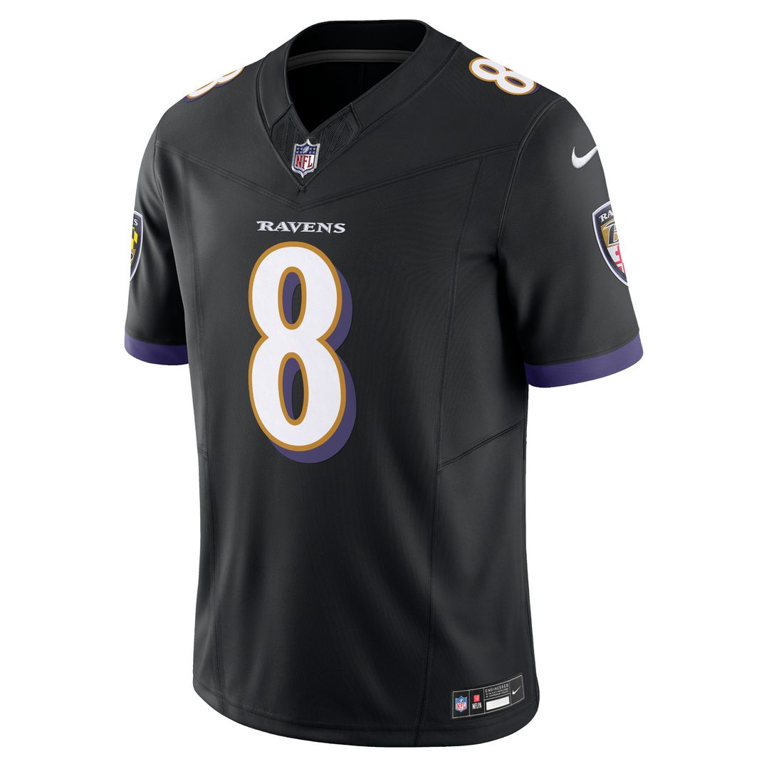 Lamar Jackson Baltimore Ravens Nike Vapor F.U.S.E. Limited Jersey - White