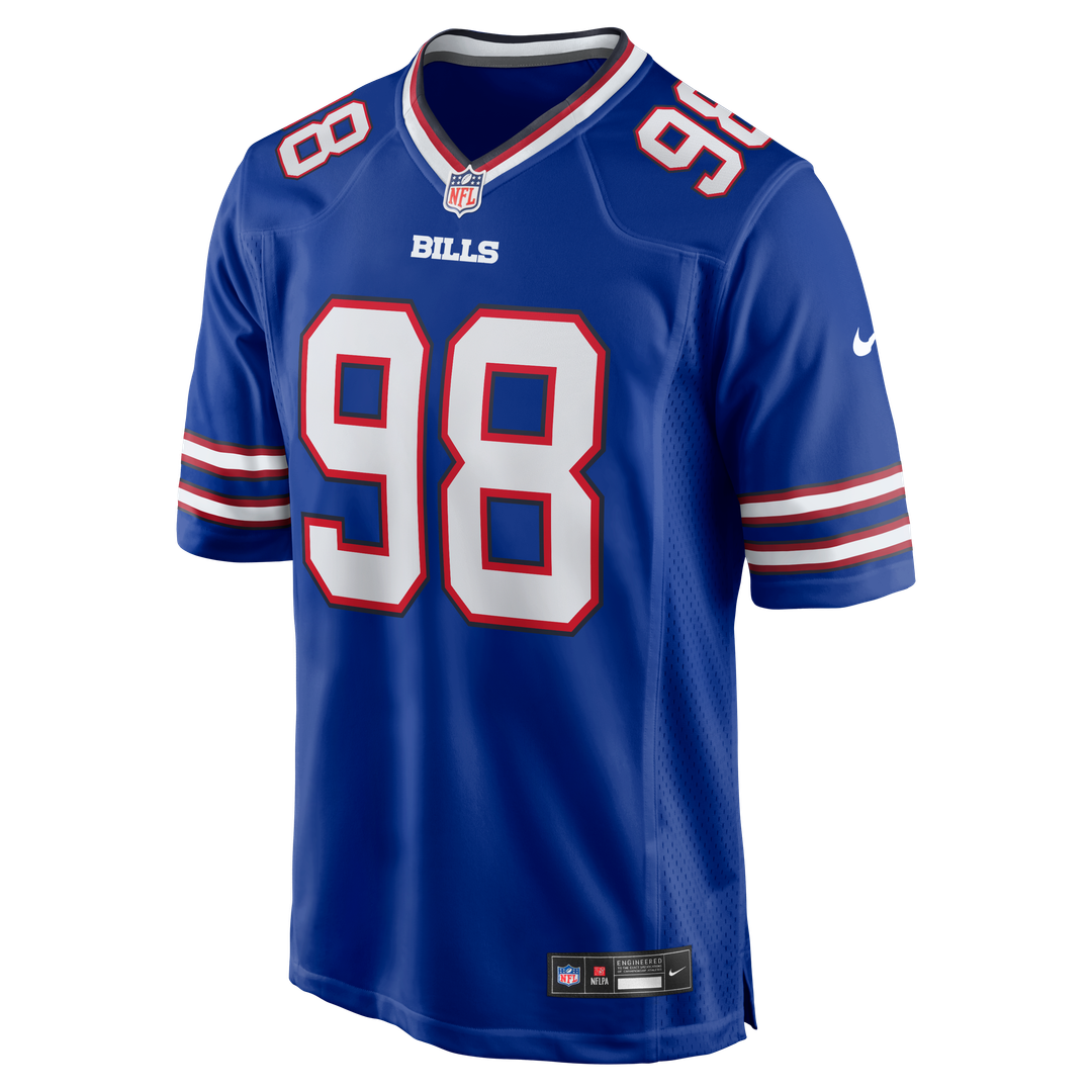 T.J. Sanders Buffalo Bills Nike Team Game Jersey -  Royal