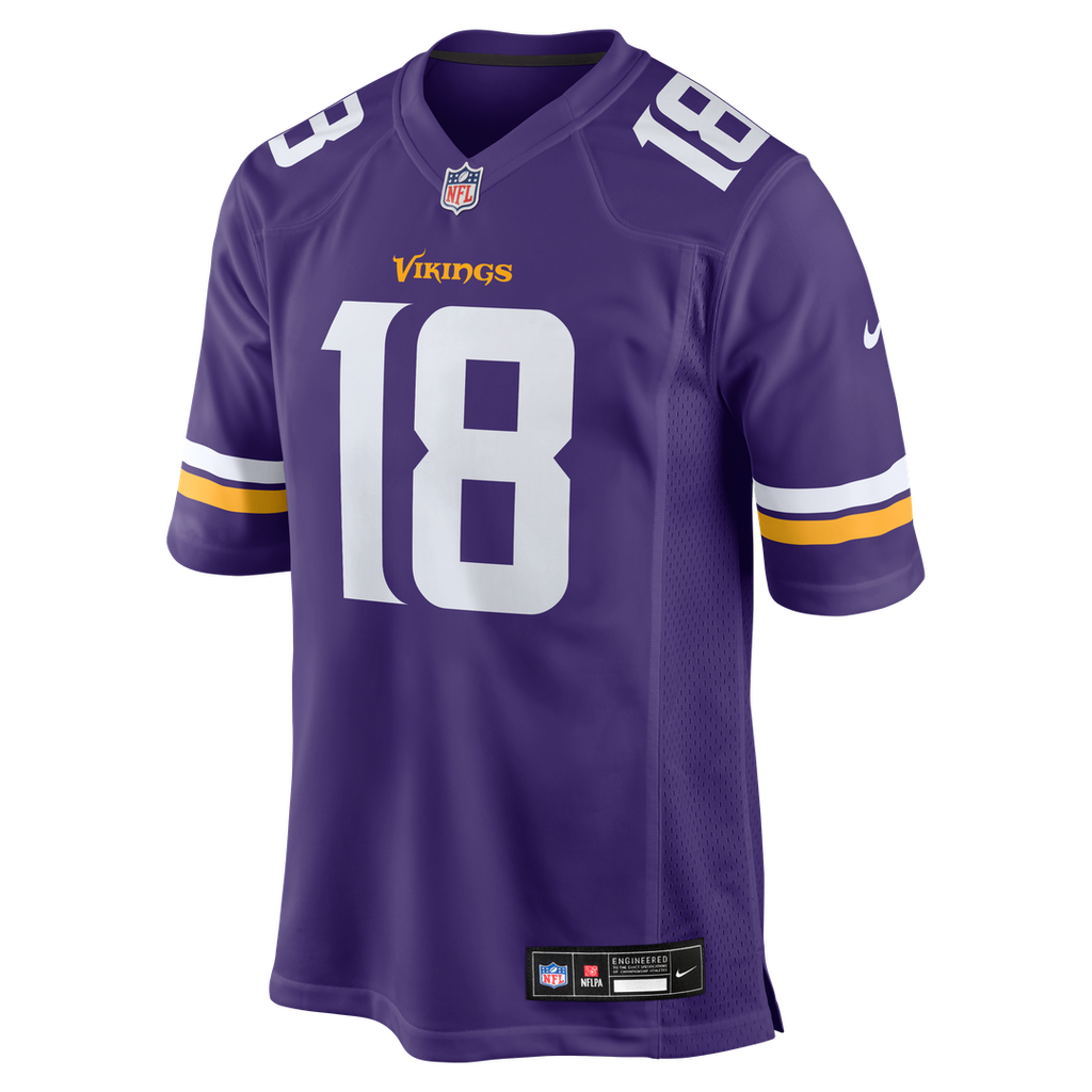Justin Jefferson Minnesota Vikings Nike Game Jersey - Purple