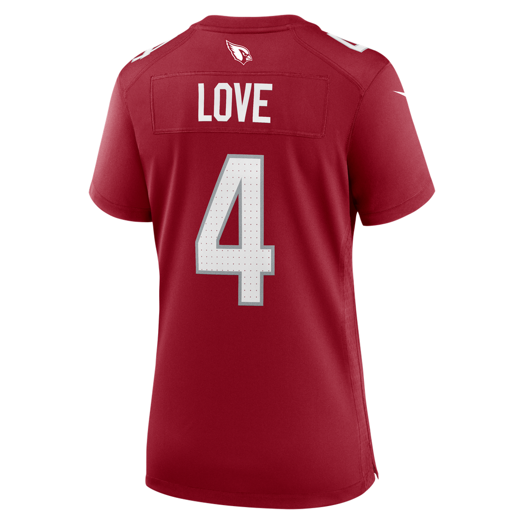 Jeremiyah Love Arizona Cardinals Nike Women's Game Jersey - White