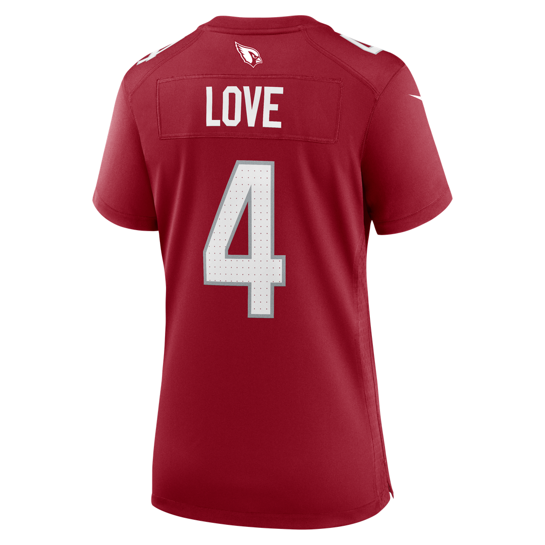 Jeremiyah Love Arizona Cardinals Nike Women's Game Jersey - White