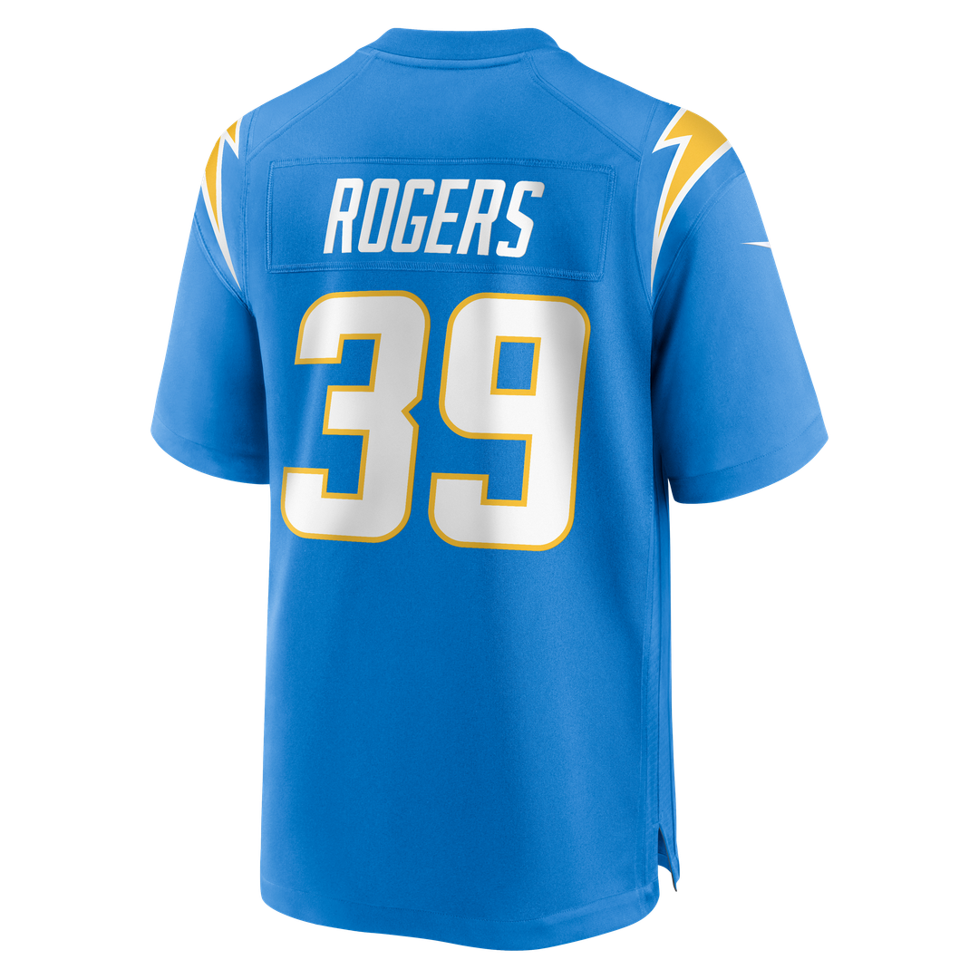 Eric Rogers Los Angeles Chargers Nike Team Game Jersey -  Powder Blue