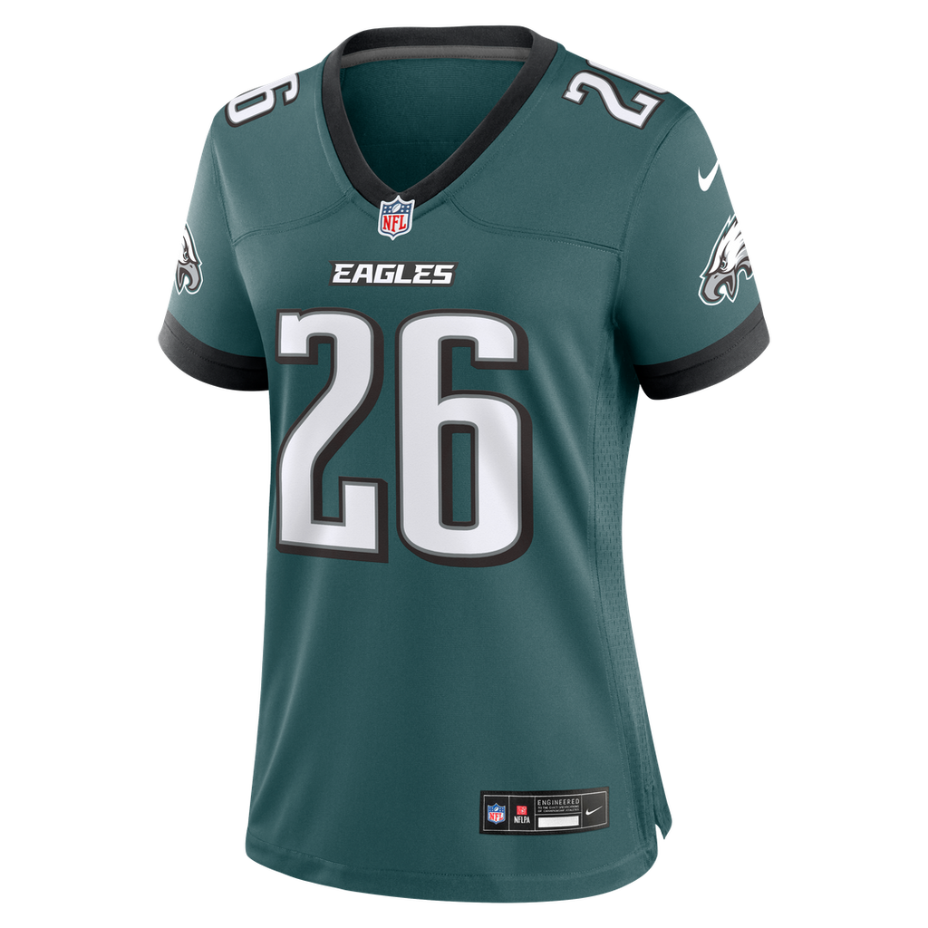 Saquon Barkley Philadelphia Eagles Nike Women's Team Game Jersey -  Midnight Green
