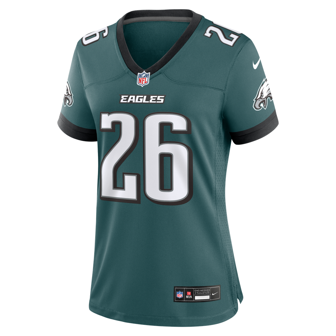 Saquon Barkley Philadelphia Eagles Nike Women's Team Game Jersey -  Midnight Green