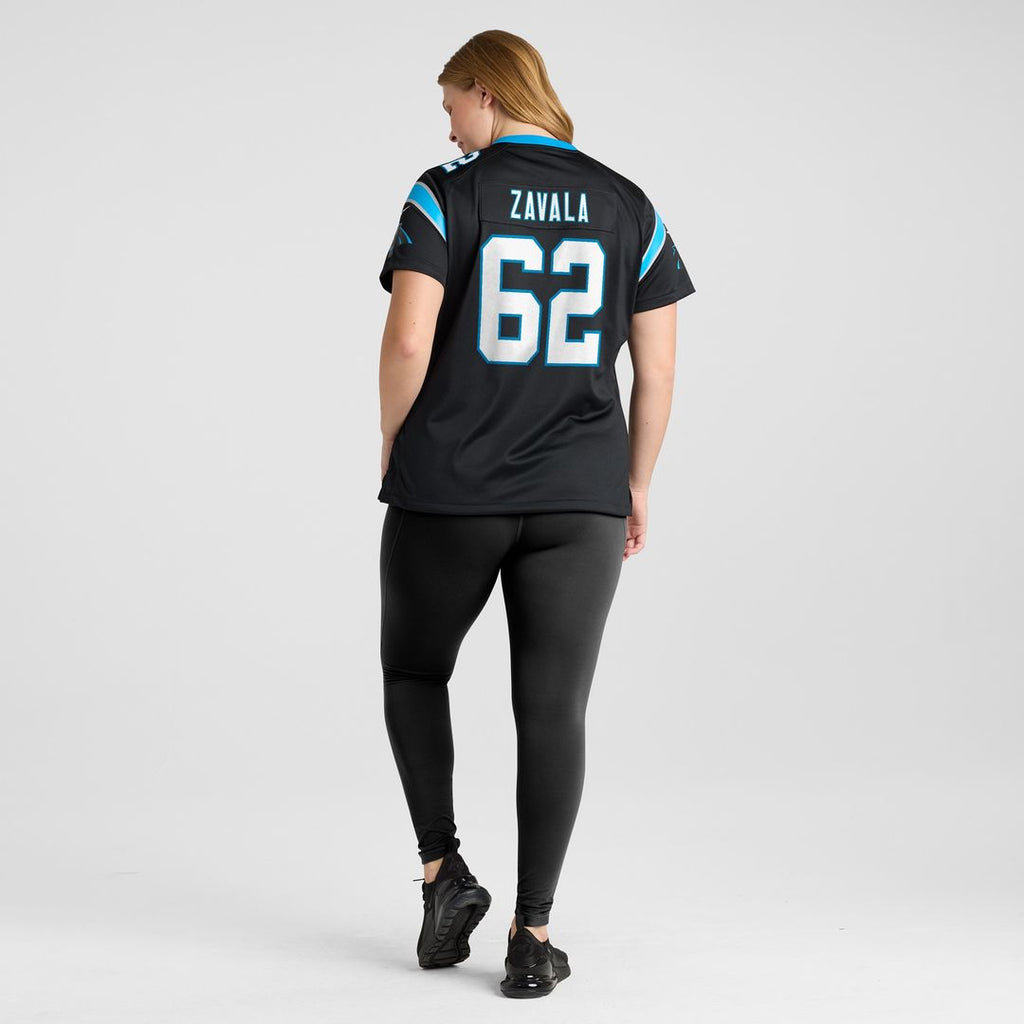 Chandler Zavala Carolina Panthers Nike Women's  Game Jersey -  Black