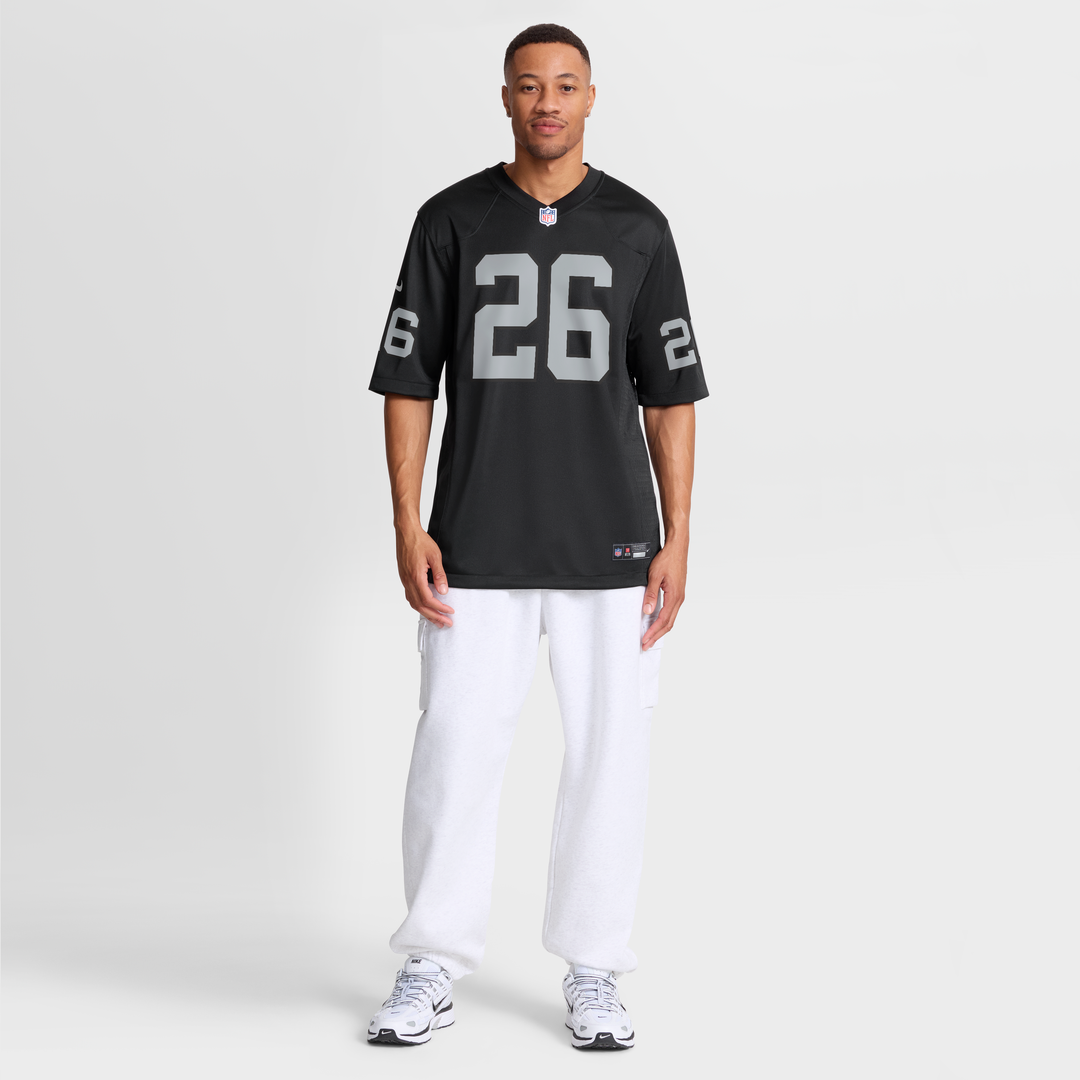 Darien Porter Las Vegas Raiders Nike Team Game Jersey -  Black