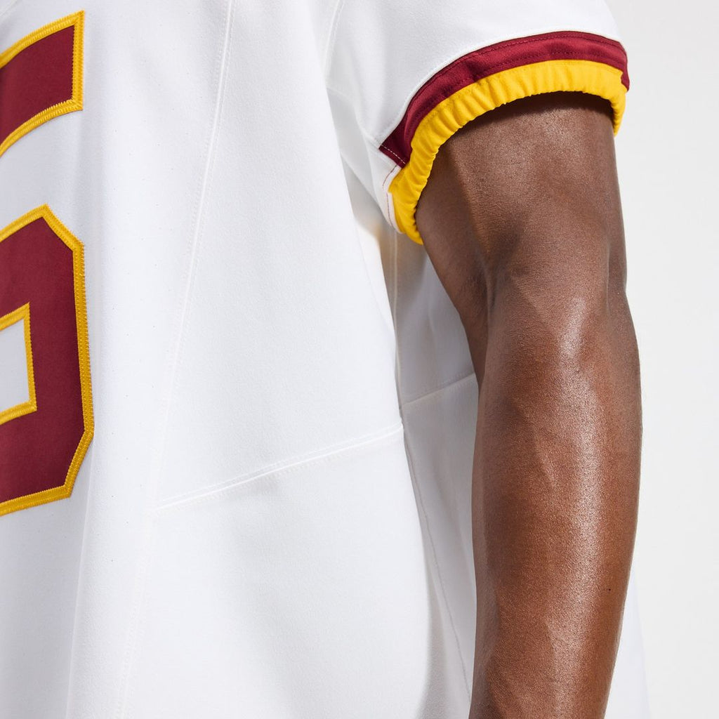 Jayden Daniels Washington Commanders Nike Alternate 2 Super Bowl Era Vapor F.U.S.E. Elite Jersey - White