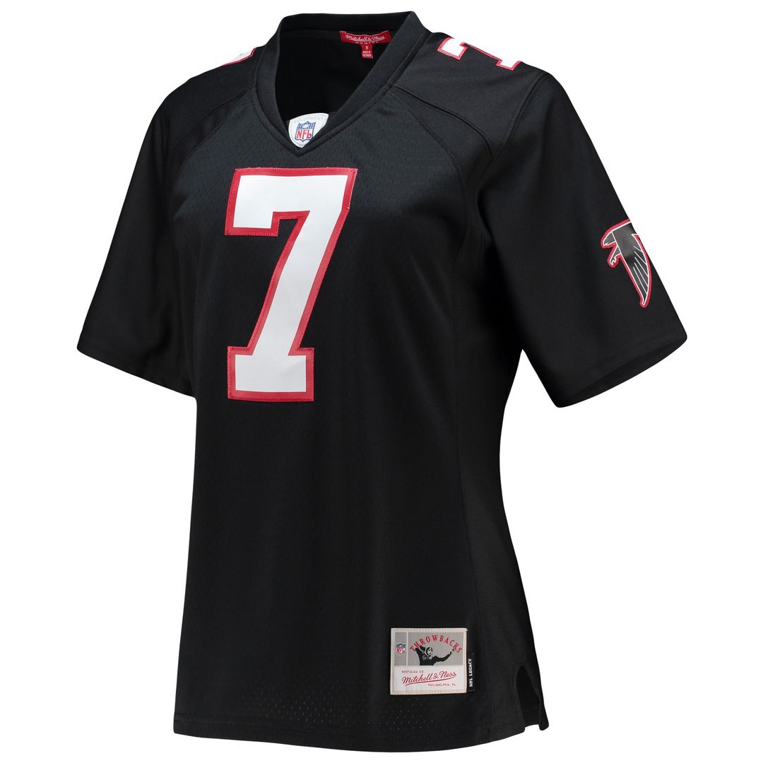 Michael Vick Atlanta Falcons Mitchell & Ness Women's Legacy Replica Player Jersey - Black