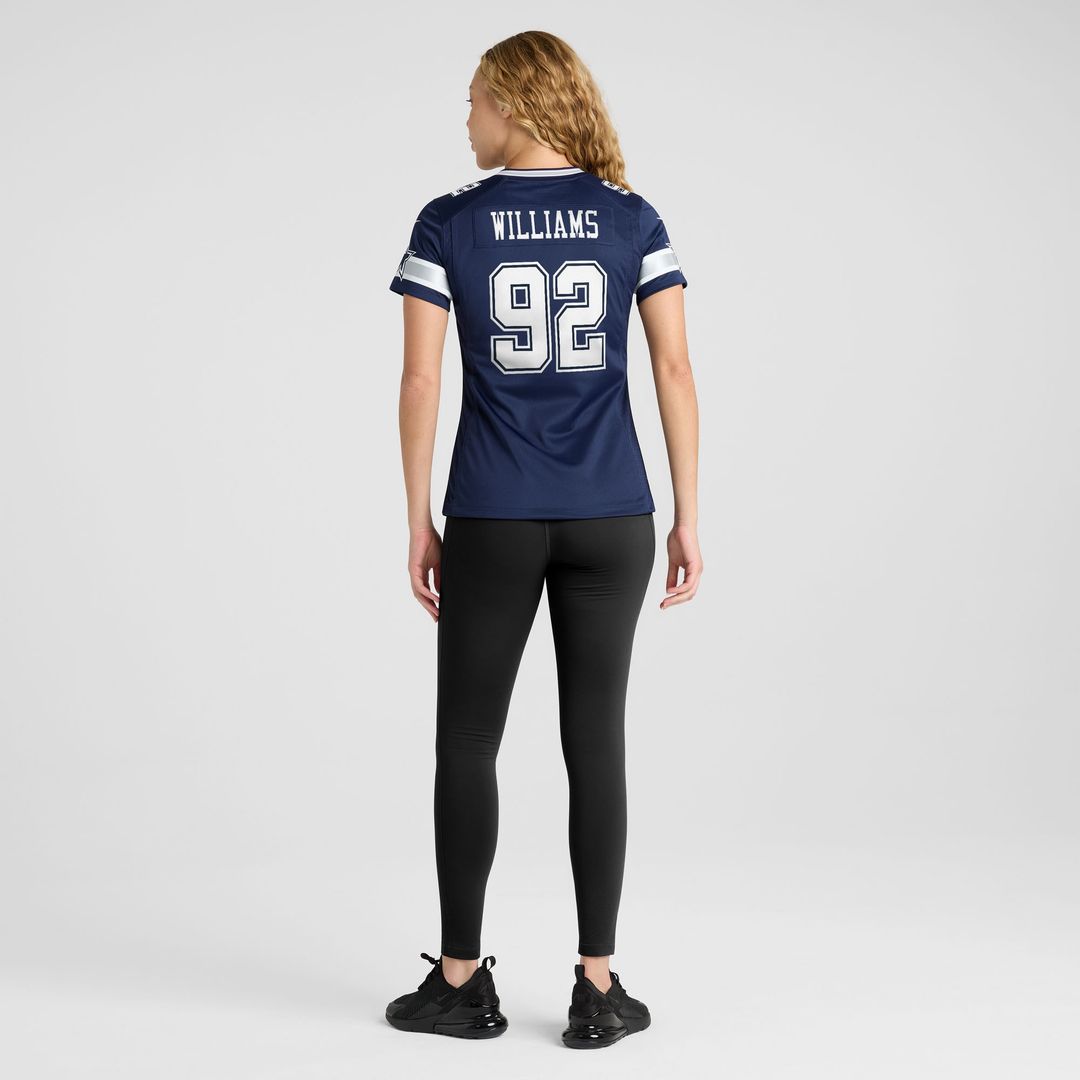 Quinnen Williams Dallas Cowboys Nike Women's Team Game Jersey - Navy