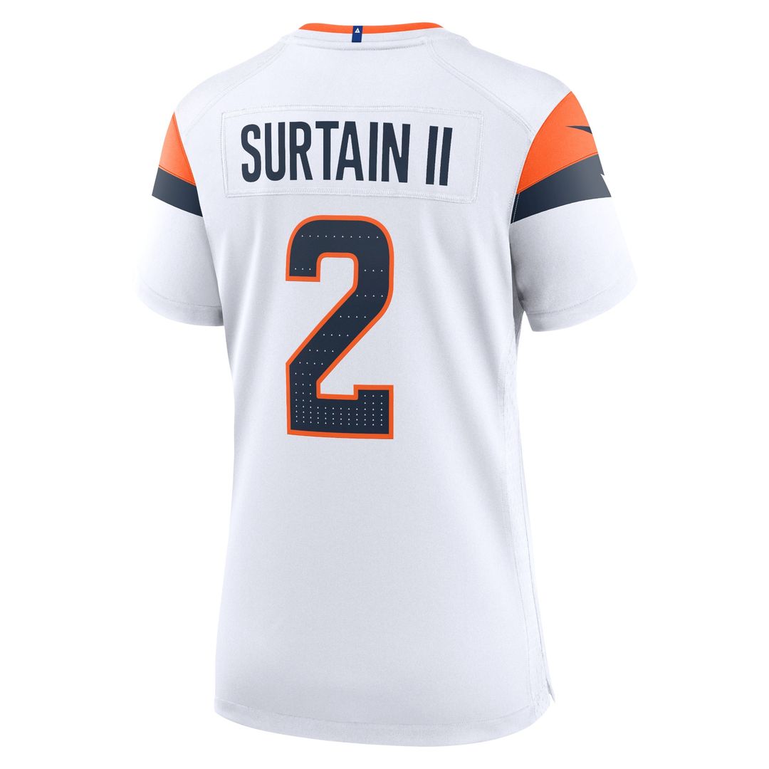 Patrick Surtain II Denver Broncos Nike Women's Game Jersey - White