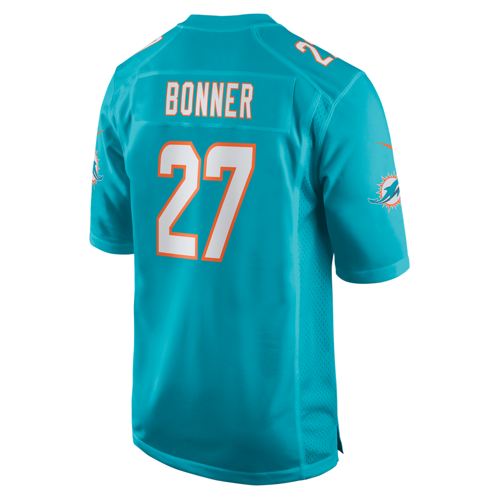 Ethan Bonner Miami Dolphins Nike  Game Jersey -  Aqua