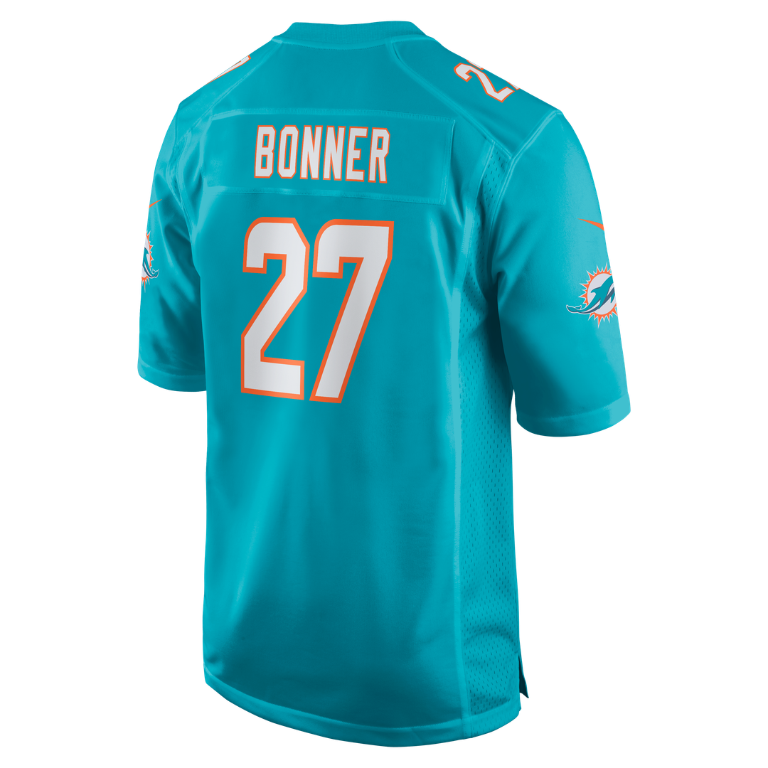 Ethan Bonner Miami Dolphins Nike  Game Jersey -  Aqua
