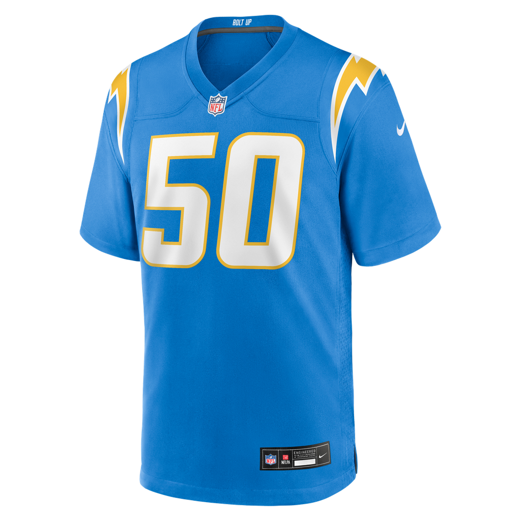 Caleb Murphy Los Angeles Chargers Nike Team Game Jersey -  Powder Blue