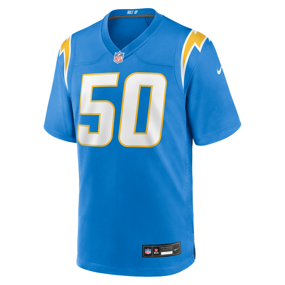 Caleb Murphy Los Angeles Chargers Nike Team Game Jersey -  Powder Blue