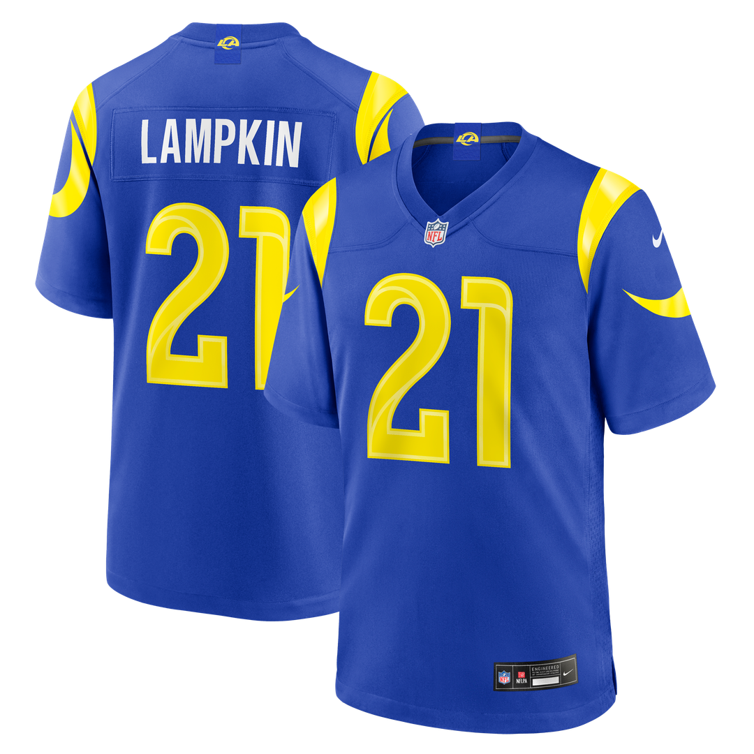 Cam Lampkin Los Angeles Rams Nike Team Game Jersey - Royal