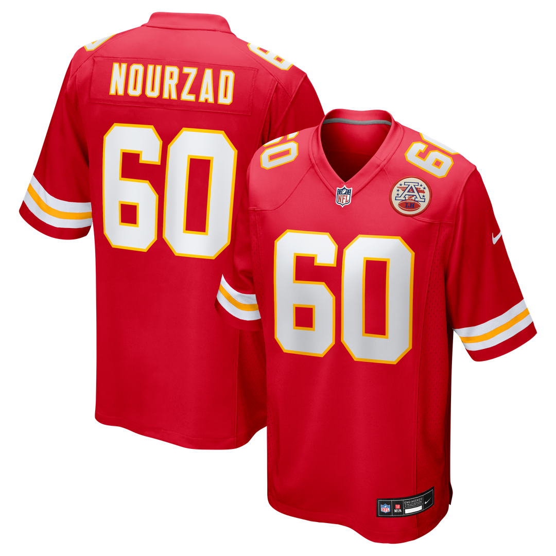 Hunter Nourzad Kansas City Chiefs Nike  Game Jersey -  Red