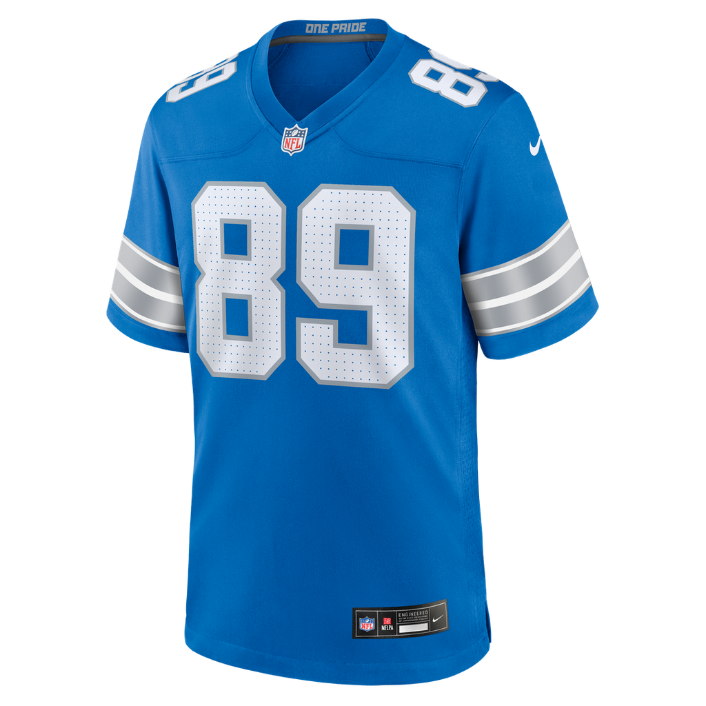 Brock Wright Detroit Lions Nike Team Game Jersey -  Blue