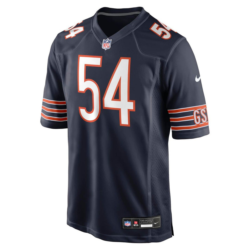 Logan Jones Chicago Bears Nike Team Game Jersey - Navy