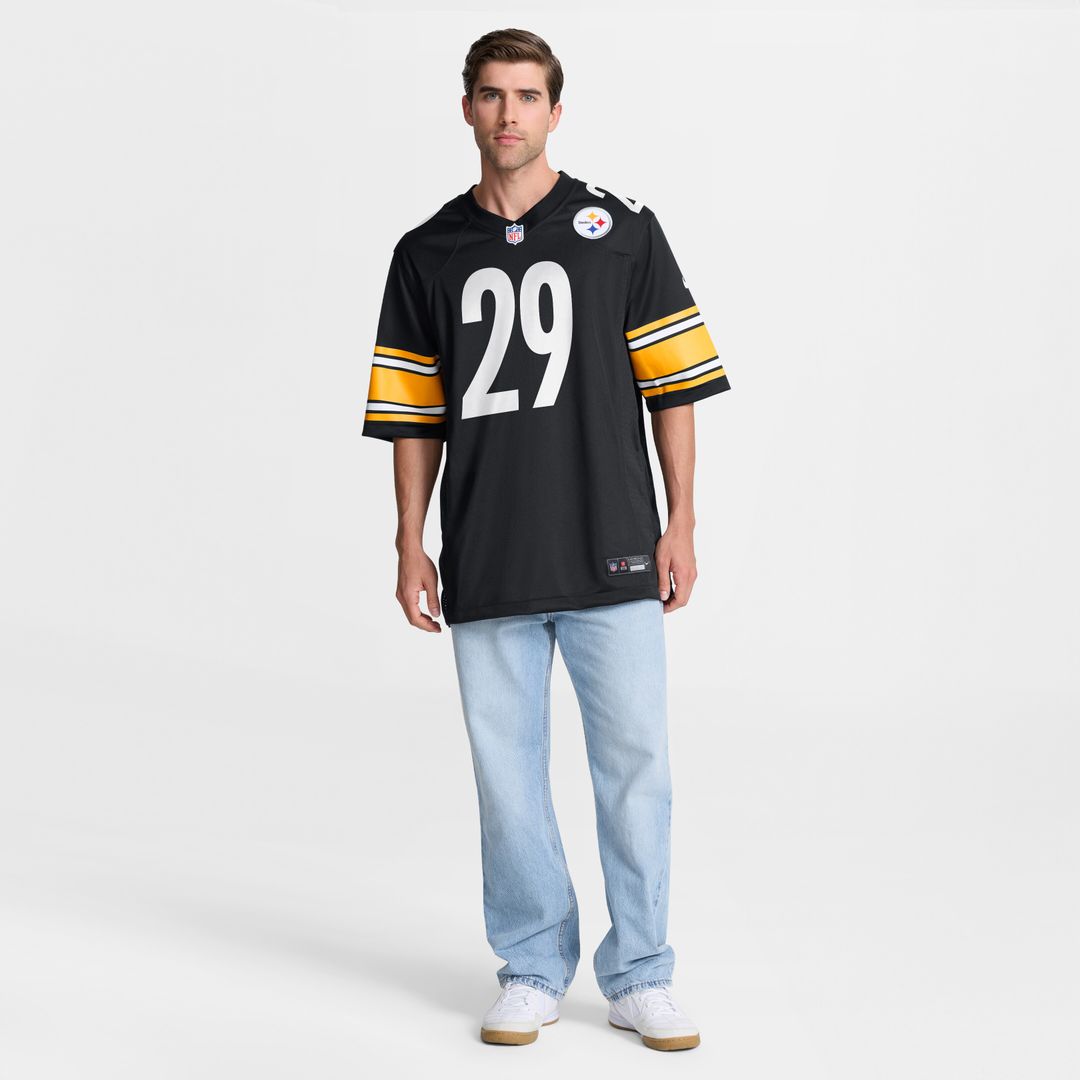 Ryan Watts Pittsburgh Steelers Nike  Game Jersey -  Black