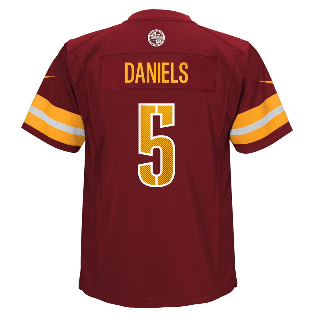 Jayden Daniels Washington Commanders Nike Preschool Team Player Game Jersey - Burgundy