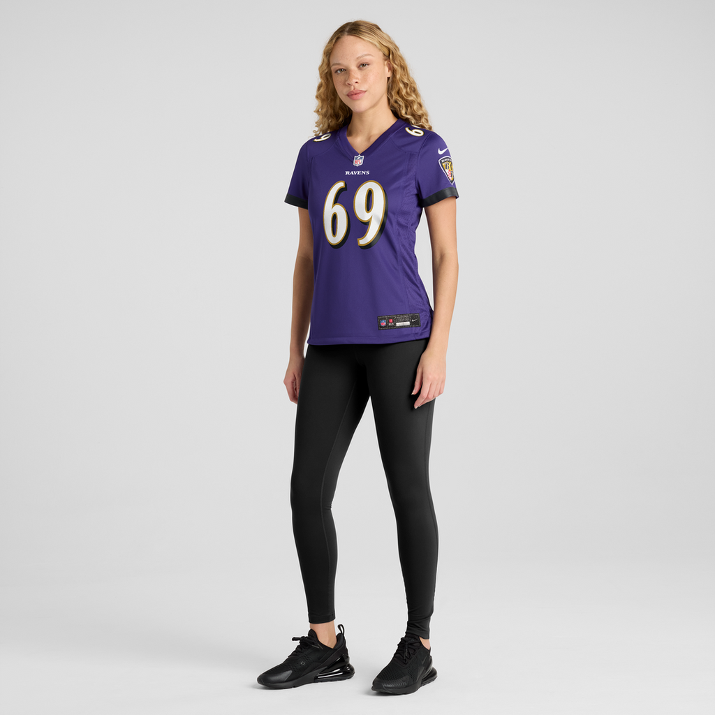 Josh Tupou Baltimore Ravens Nike Women's Team Game Jersey -  Purple